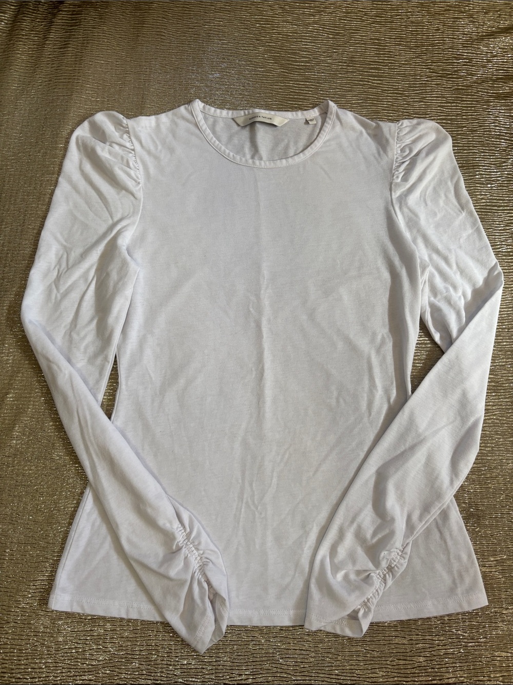 Rebecca Taylor White Long-Sleeve top